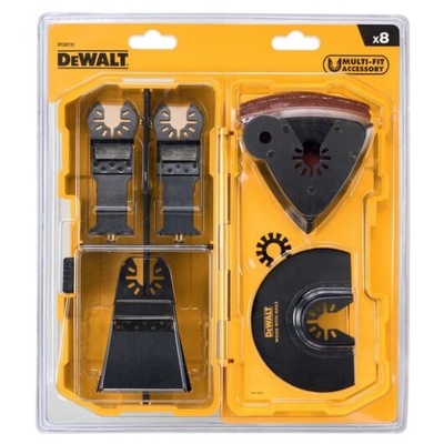 КОМПЛЕКТ BRZESZCZOTÓW DO MULTI-TOOL DEWALT DT20731 - 8 ELEM