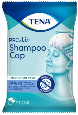 Tena Shampoo Cap czepek myjący włosy z odżywką