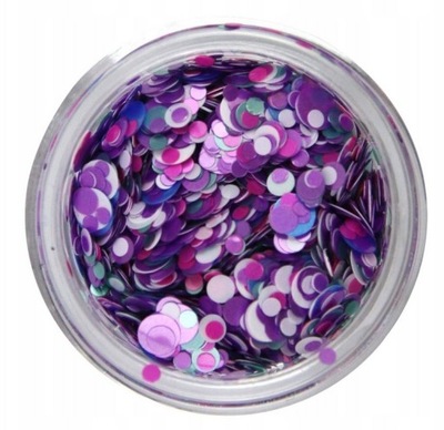 Claresa Pyłek Confetti 7 Purple