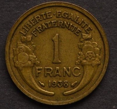 Francja - 1 frank 1938