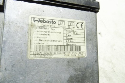 Webasto mazda mpv ii lw 9003891c 2.0l дизель 100kw 2002 фото №1