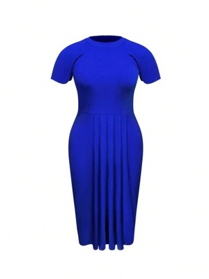 SUKIENKA Z PLISOWANĄ WSTAWKĄ XXL