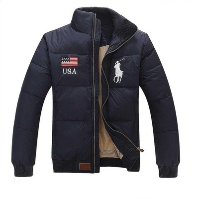 Ralph Lauren Zimowa Kurtka Męska Granatowa L