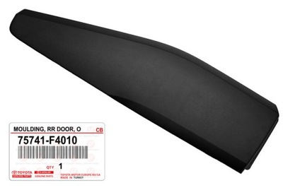 Toyota c-hr chr x1 2016-2023 молдинг дверь задняя правая оригинал фото №1