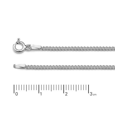 Łańcuszek srebrny Ag925 pancerka 2,1mm9,0g75cm