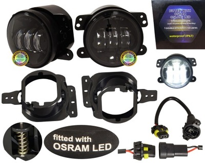 Фари лампи бічний led osram do jeep wrangler jl jlu / gladiator 18-25 фото №1