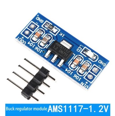 5 VIENETŲ LM1117 AMS1117 4.5-7V WLACZ 3.3V 5.0V 1.2V 1.8V 1.5V 2.5V SROVĖS 