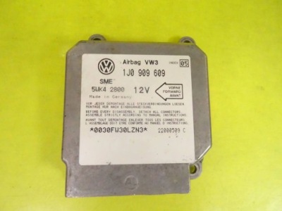 Модуль датчик подушка безопасности seat ibiza ii 1j0909609 nr2028 фото №1