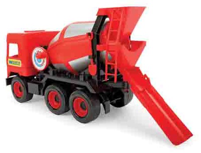 WADER 32114 Middle Truck - Betoniarka czerwona