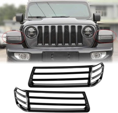 Jeep wrangler jl jlu 2018 + накладки на фари na лампи фото №1