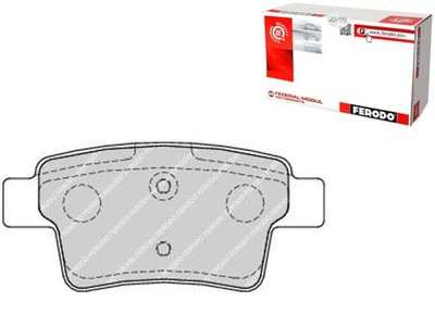 Гальмівні колодки гальмівні citroen c4 grand picasso i c4 pic фото №1
