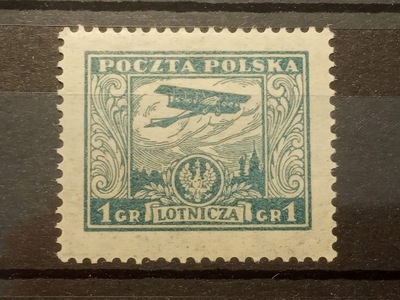 POLSKA Fi 216 ** 1925 Wydanie na przesyłki lotnicz