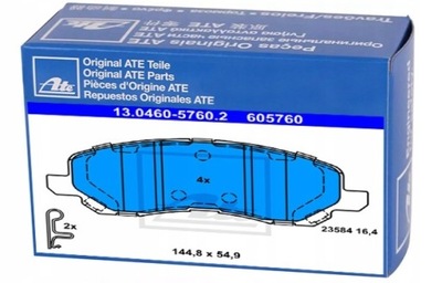 КОЛОДКИ ТОРМОЗНЫЕ DO MITSUBISHI GALANT IX 2.4 3.8