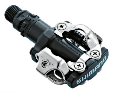 Pedały SPD DEORE Shimano PD-M520 + bloki , CZARNE