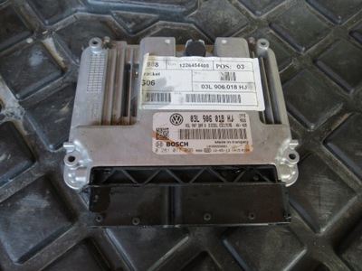 Бортовой компьютер блок управления 03l906018hj фото №1