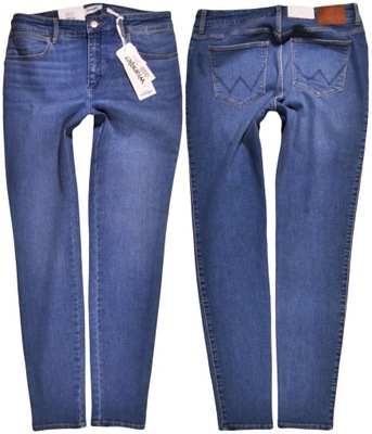 LEE spodnie REGULAR blue jeans SKINNY _ W33 L32