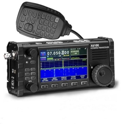 XIEGU X6100 50MHz radiotelefon HF SDR ATU bateria