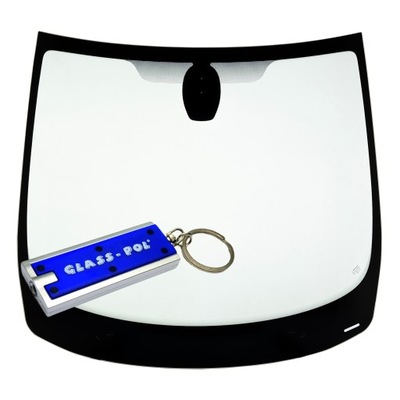 Скло лобове передня renault zoe 2013- датчик nowa оригінальна зелений фото №1