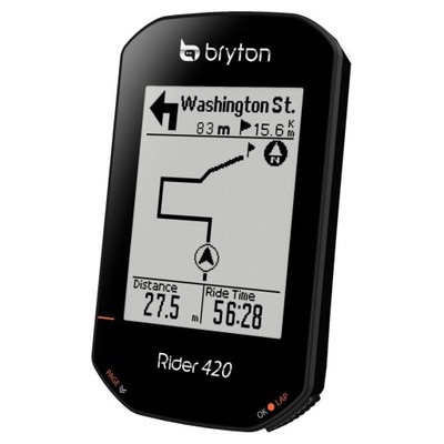 LICZNIK KOMPUTER ROWEROWY BRYTON RIDER 420E GPS