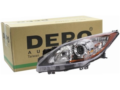 Лампа фара лівий mazda 3 ii 08-14 фото №1