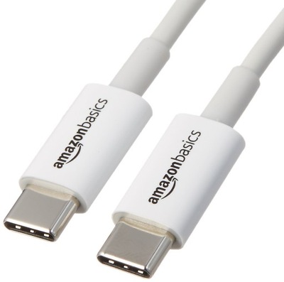 Amazon Basics Kabel do szybkiego ładowania, USB-C na USB-C-2.0