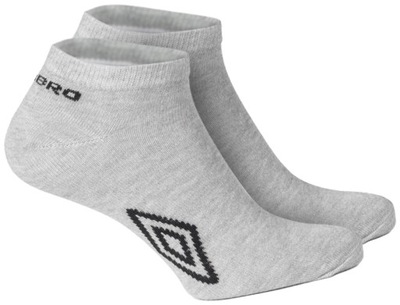 UMBRO SKARPETKI STOPKI SZARE 3-PAK 39-42