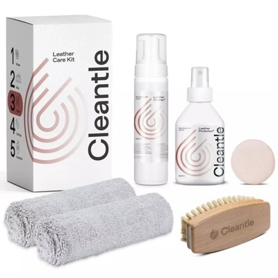 Cleantle Leather Care KIT Zestaw do tapicerki skórzanej