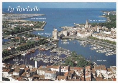 FRANCJA - LA ROCHELLE - Z LOTU PTAKA