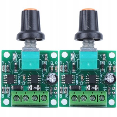 2 sztuk 1.8V 3V 5V 6V 12V2A PWM regulator obrotów