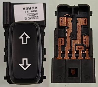 Opel astra k v 16 r переключатель выключатель перемещение сиденье фото №1