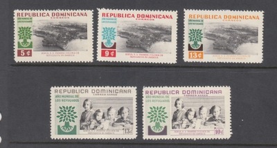 DOMINIKANA **Mi 712-716 ROK UCHODŹCY seria z 1960