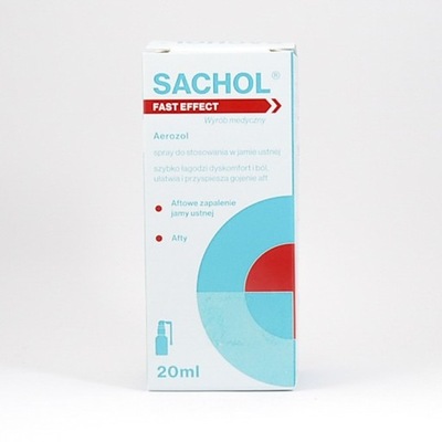 Sachol Fast Effect spray, 20 ml (3A-17/6)
