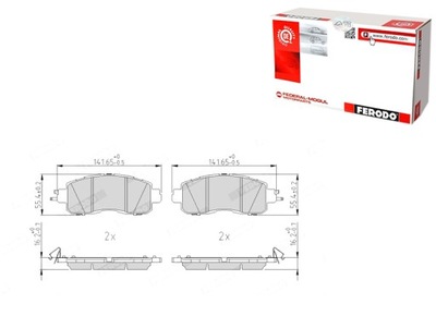 ZAPATAS DE FRENADO PARTE DELANTERA NISSAN ALTIMA LEAF NAVARA NP300 NP300 NAVARA  