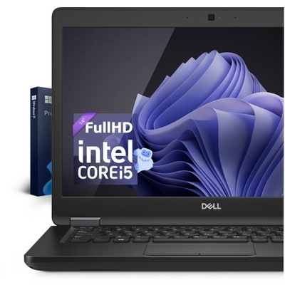 Laptop Dell Ultrabook Latitude 5490 BLACK|Do firmy Domu Studia 14 " Intel Core i5 32 GB / 1024 GB czarny