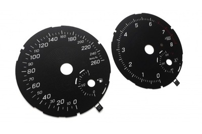 Mercedes GLA CLA tarcze licznika z MPH wzór 2