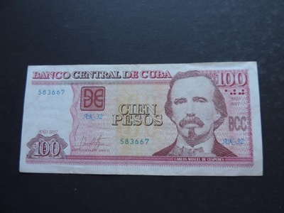 CUBA 100 PESOS 2017