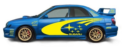 PEGATINAS SUBARU IMPREZA WRC STI WYS CALIDAD POLIMER  