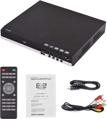 Odtwarzacz CD DVD PLAYER FHD 1080P do TELEWIZORA KINA DOMOWEGO HDMI/AV USB