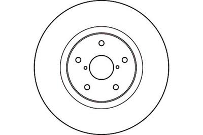 Trw гальмівні диски гальмівні 2szt subaru перед tribeca 2,5 фото №1