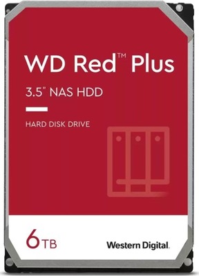 Dysk serwerowy Red Plus 6 TB 3.5'' SATA III