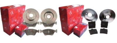 Гальмівні диски гальмівні колодки p+t trw mercedes w202 r170 фото №1