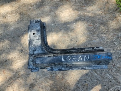 Dacia logan поріг лівий блок двигуна обшивка фото №1