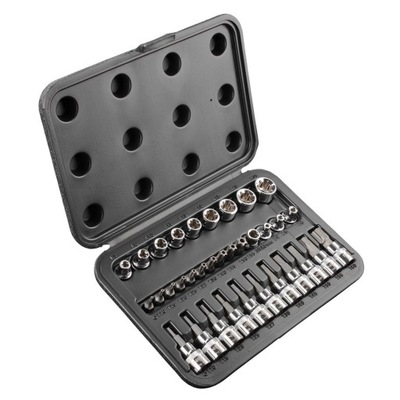 BITY TORX 3/8, JUEGO 34 PIEZAS 08-711 TOPEX REGALO PARA MEZCZYZNY AL SWIETA  