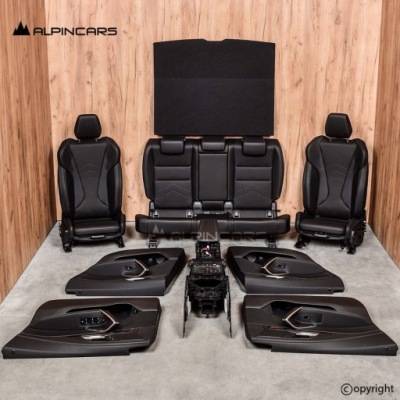 Bmw u11 x1 обивка сиденья середина кожа rhd фото №1