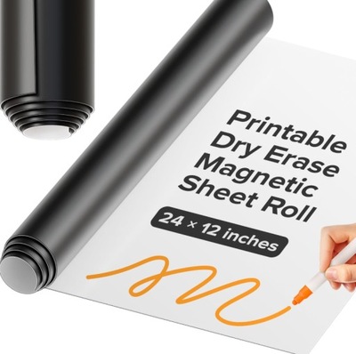 PAPIER MAGNETYCZNY FOLIA DO DRUKOWANIA IZOTROPOWY 60x30cm GRUBOŚĆ 0,8mm