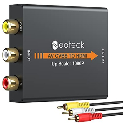 Neoteck mini RCA HDMI konwerter 1080P