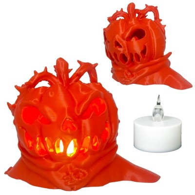 Ozdoby Halloween Dekoracje Lampion Dynia + GRATIS