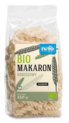 Makaron świderki orkiszowe 250 g Niro