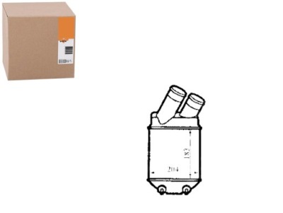 Nrf интеркулер renault megane 1,9 nrf фото №1