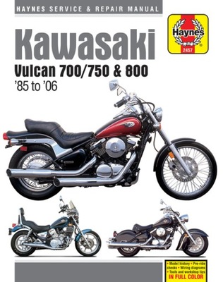 MANUAL DE MANTENIMIENTO KAWASAKI VULCAN VN 700 750 800  